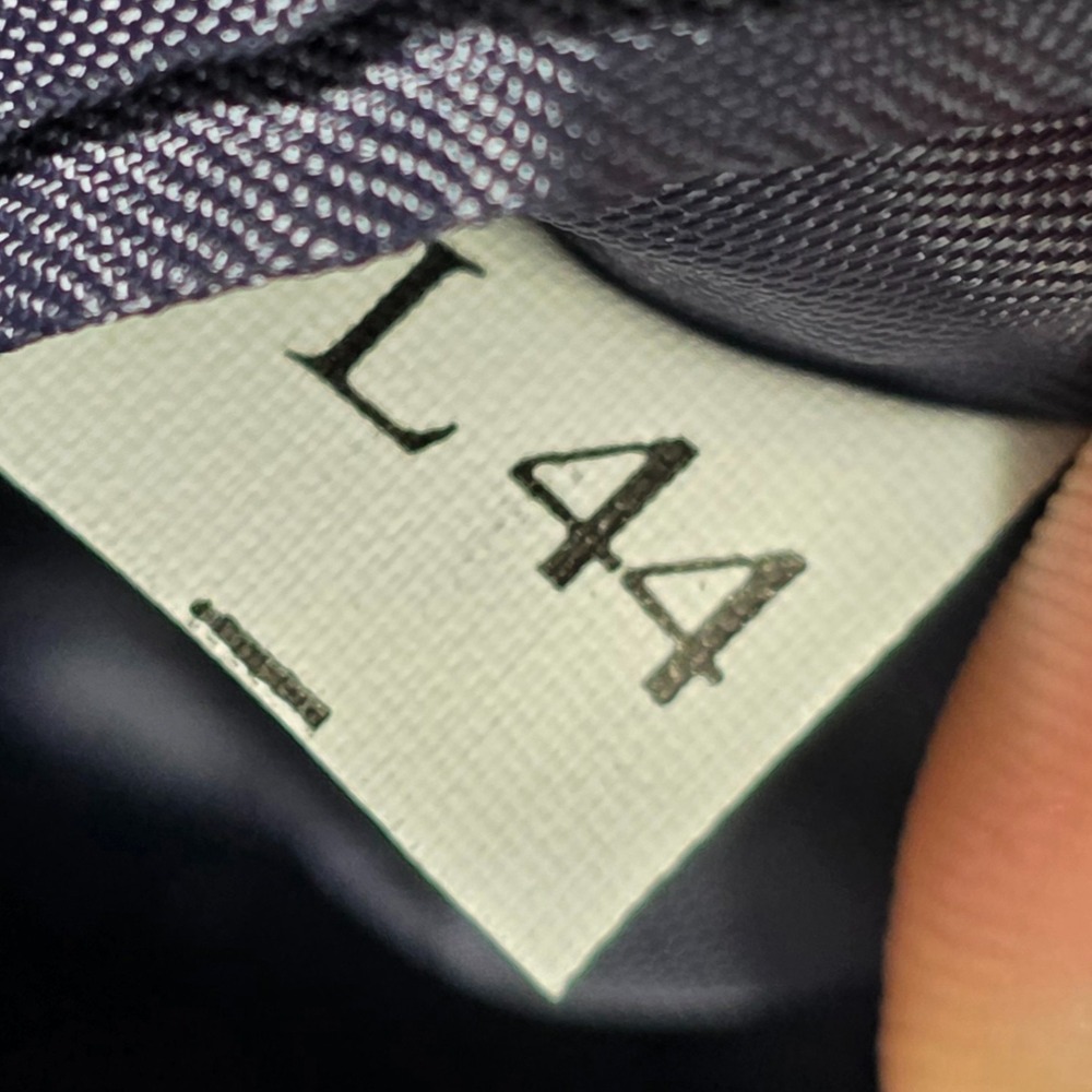 Jones New York Men's Sport Coat Blazer Three Button Navy Wool Blend Blend Sz 44L - Picture 15 of 15